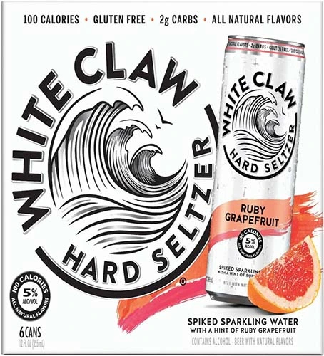 WHITE CLAW RUBY GRAPEFRUIT 6PK