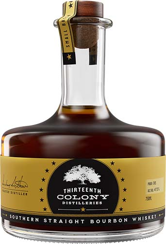 13TH COLONY SOUTHERN BOURBON WHISKEY