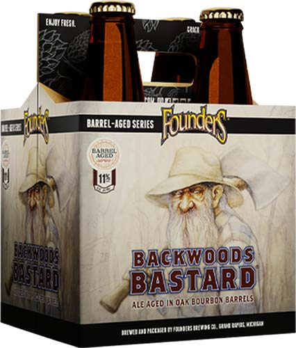 FOUNDERS BACKWOODS BASTARD 4PK