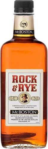 MR BOSTON ROCK & RYE W/FRUIT
