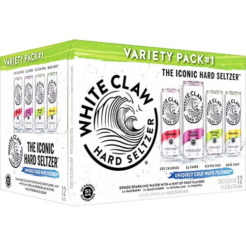 WHITE CLAW VARIETY #1 12PK