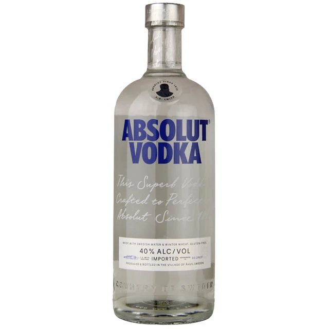 Absolut Vodka 80 Proof / Ltr