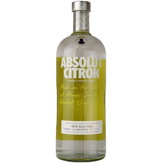 Absolut Citron Flavored Vodka / 1.75 Ltr