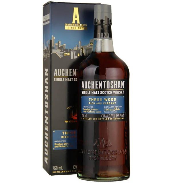 Auchentoshan Three Wood Single Malt Scotch / 750 ml