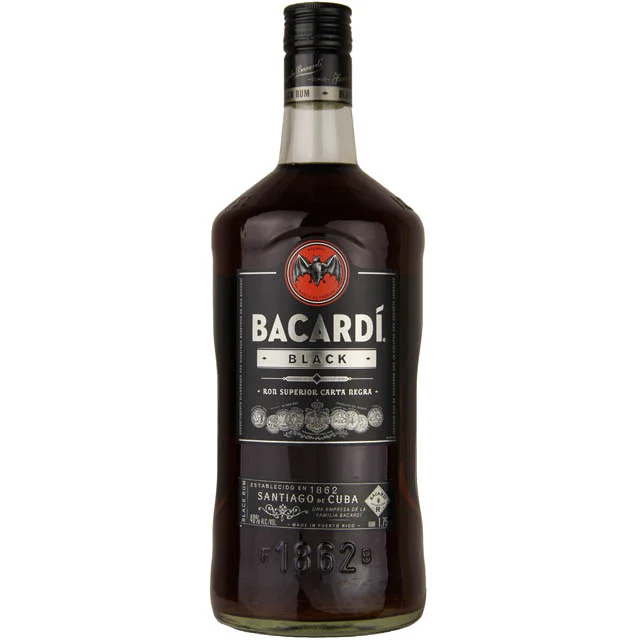 Bacardi Black Rum / 1.75 Ltr