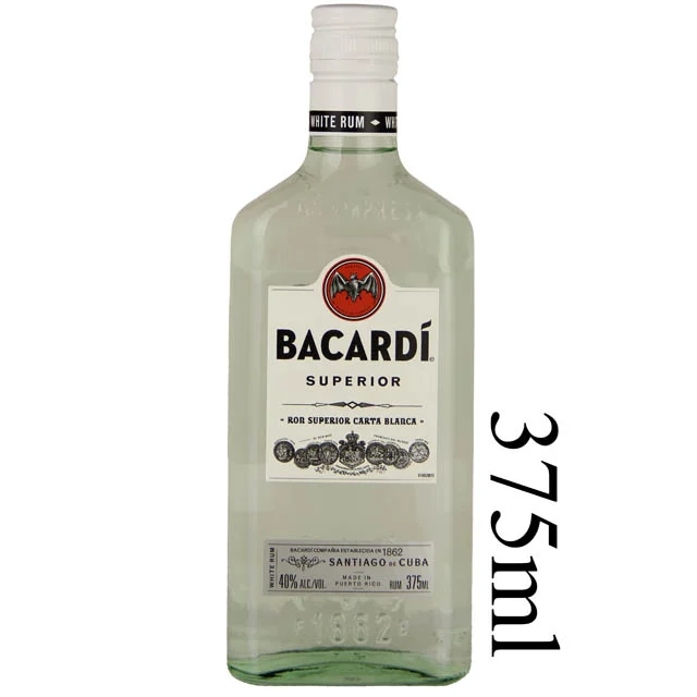 Bacardi Superior Rum - (Half Bottle) / 375 ml
