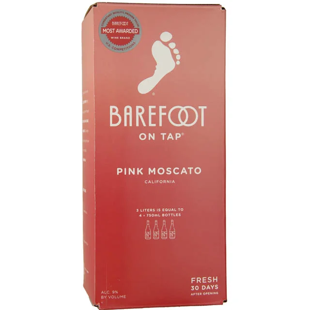 Barefoot Cellars Pink Moscato / 3 Ltr