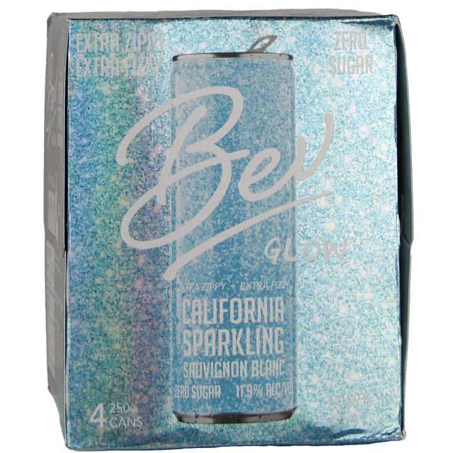 Bev Glow Sparkling Sauvignon Blanc 4 Pack / 4-250mL
