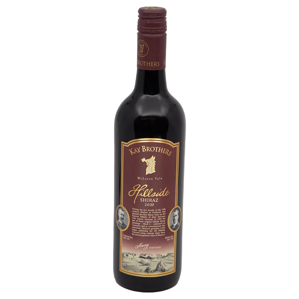 2020 Kay Brothers 'Hillside' Shiraz, McLaren Vale 750mL