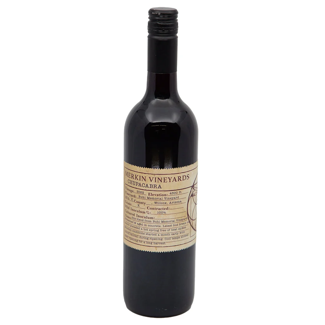 2022 Merkin 'Chupacabra' Red, Arizona 750mL
