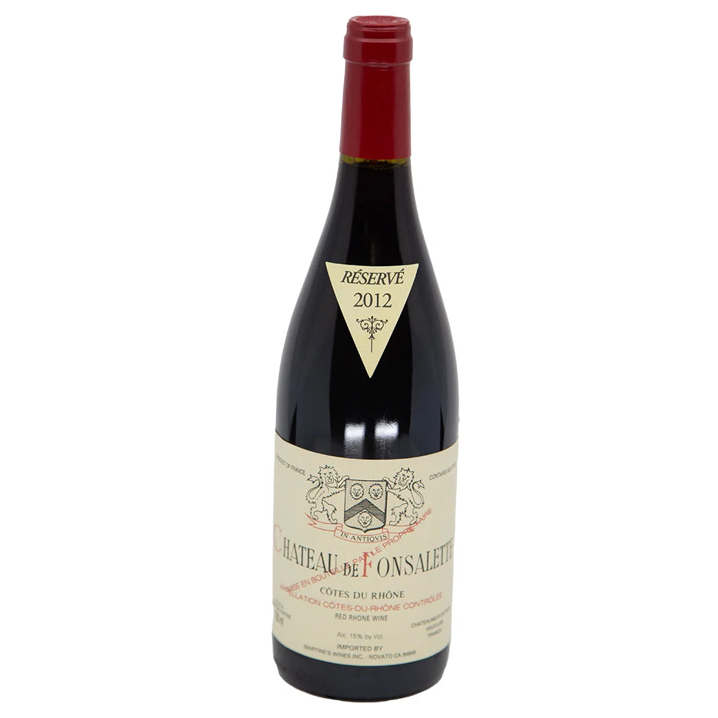2012 Chateau Fonsalette Cotes du Rhone Rouge 750mL