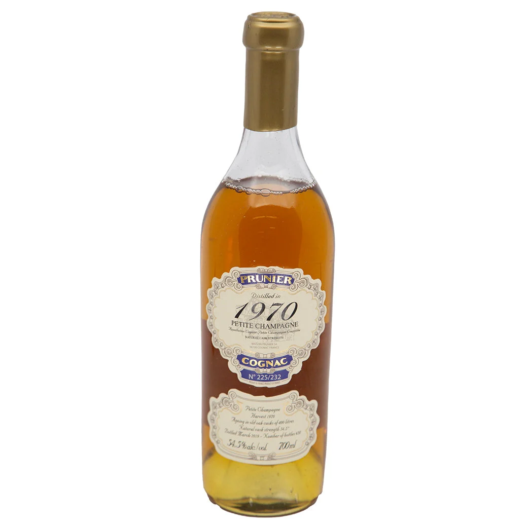 1970 Prunier Petite Champagne Cognac 700mL