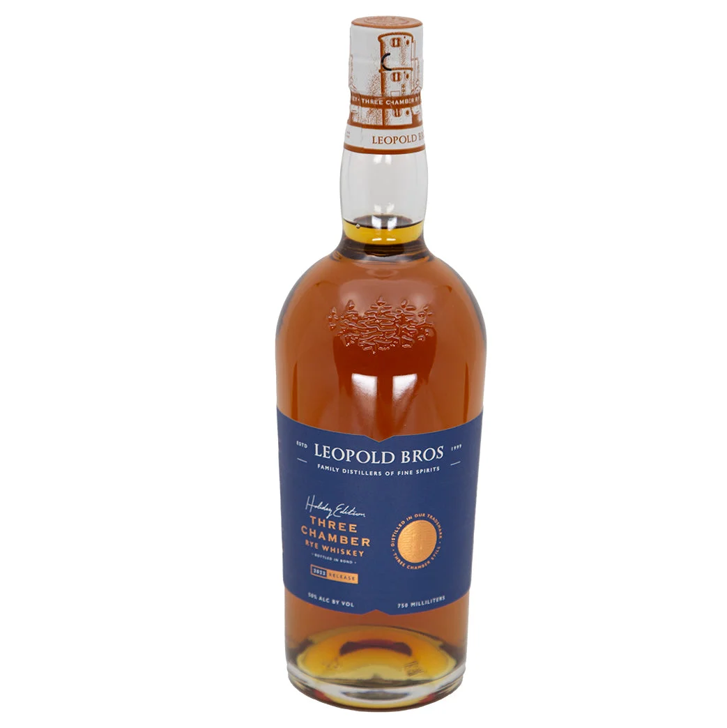 Leopold Three Chamber Rye Whiskey Holiday Edition 2022 750ml
