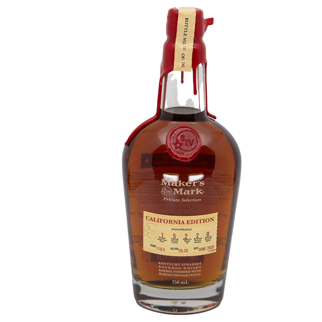 Makers Mark California Edition Cask Strength Bourbon Whiskey (110.5 proof)750mL