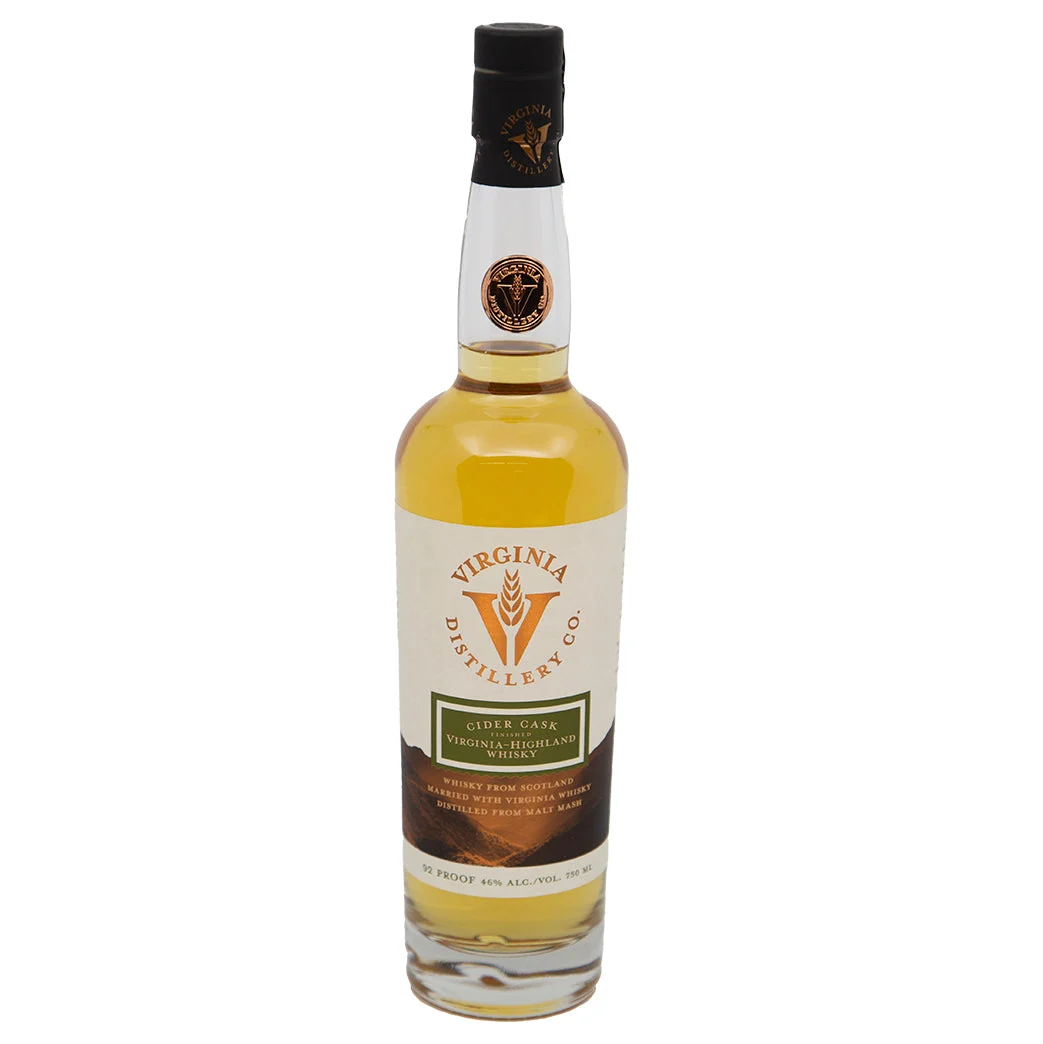 Virginia Distilling Company Cider Cask Single Malt Whiskey 750mL