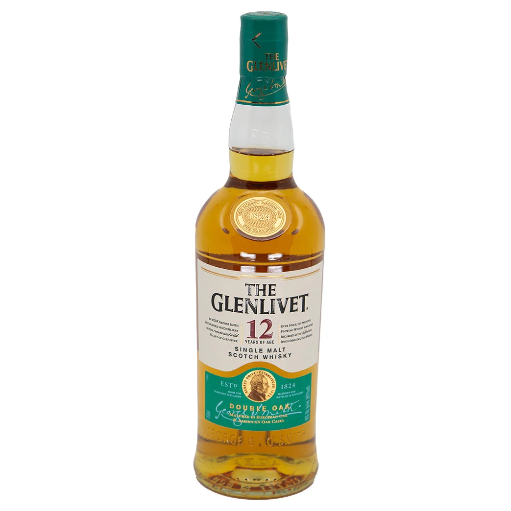 Glenlivet 12 year Single Malt Scotch Whisky 750mL