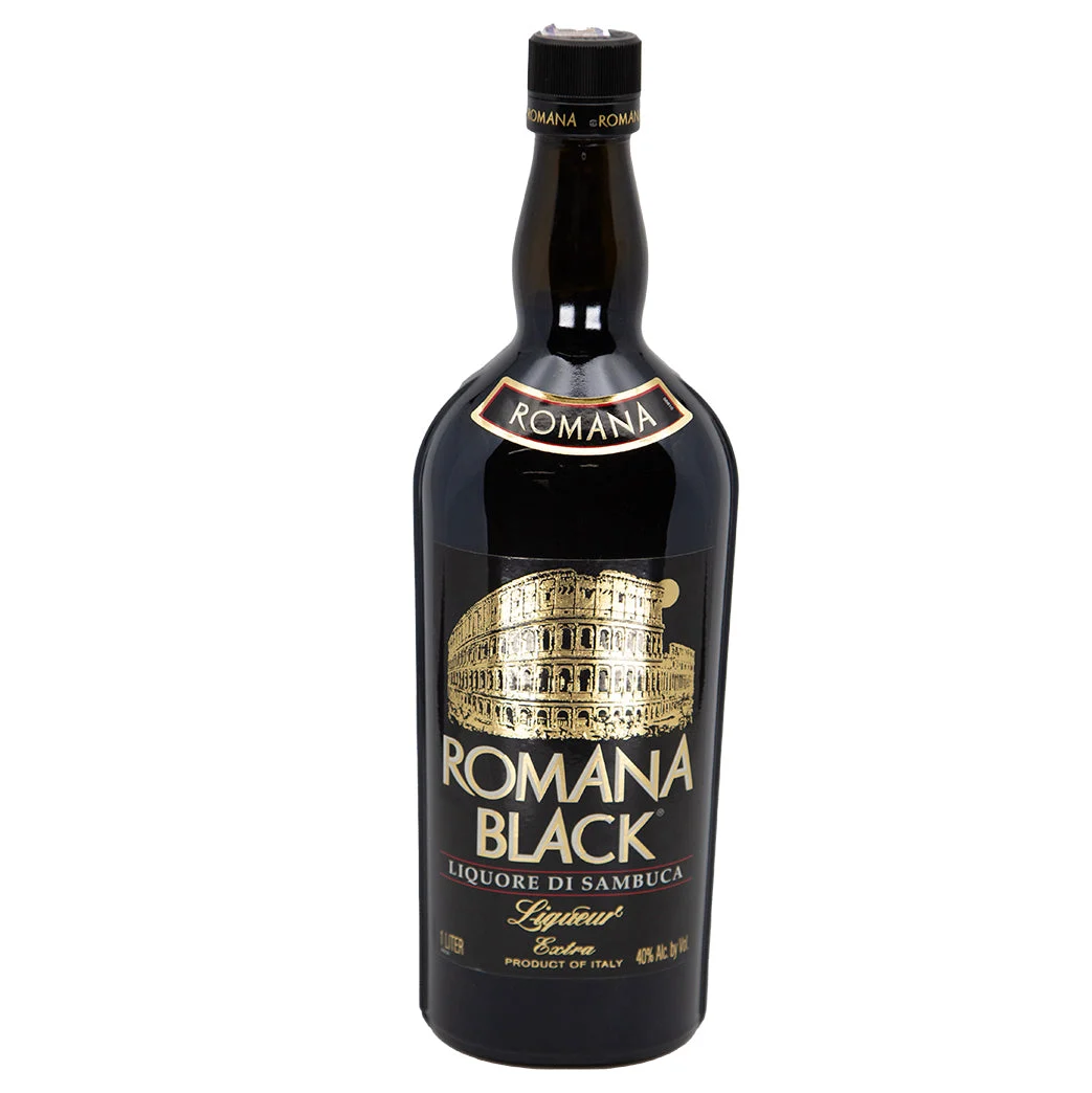 Romana Sambuca Black Italian Liqueur 750mL