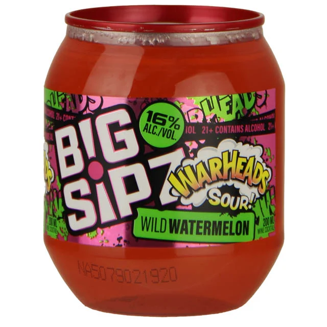 Big Sipz Warheads Sour Wild Watermelon / 200mL
