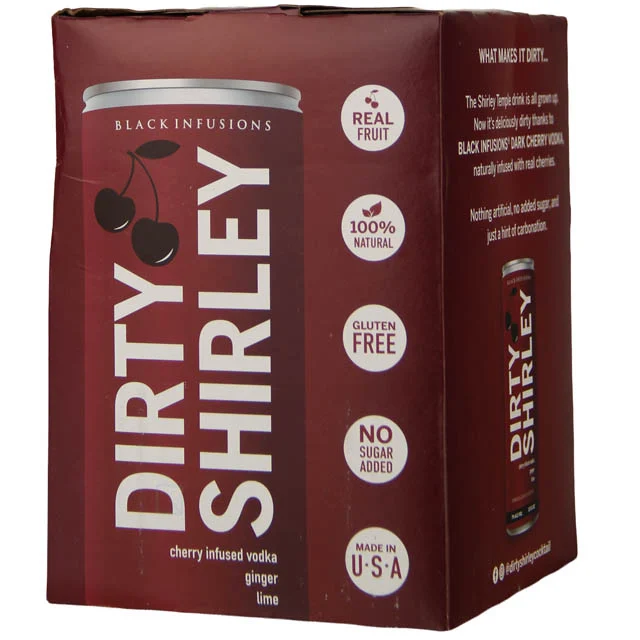 Black Infusions Dirty Shirley 4 Pack Cans / 4-355mL