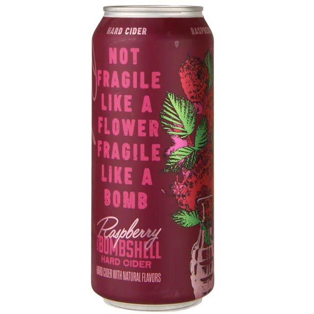 Three Brothers Bombshell Apple Raspberry Hard Cider / 473mL