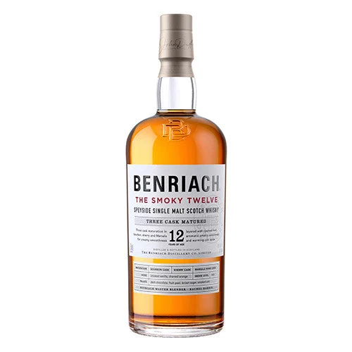 Benriach Smoky 12 year Single Malt Scotch Whisky 750mL