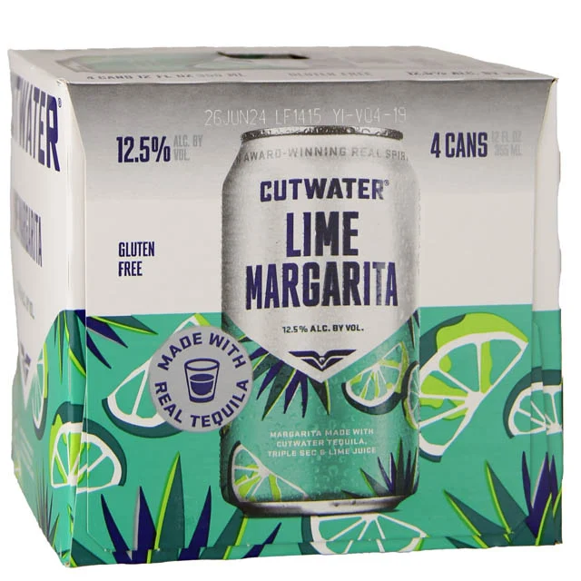 Cutwater Spirits Lime Margarita 4 Pk / 4-355mL