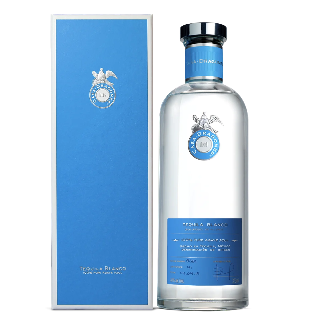Casa Dragones Blanco Tequila-TEAK 375mL