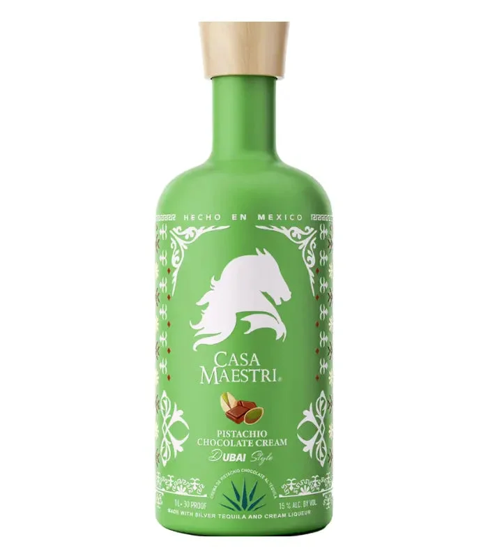 Casa Maestri Pistachio Chocolate Cream Dubai Style Liqueur 750mL