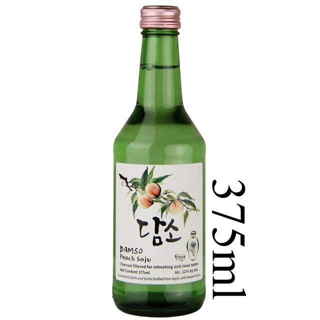 Damso Peach Soju - (Half Bottle) / 375mL