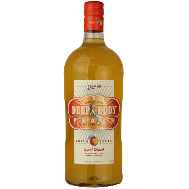 Deep Eddy Peach Flavored Vodka / 1.75 Ltr