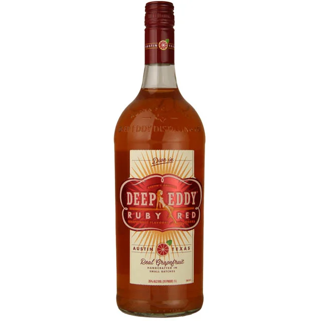 Deep Eddy Ruby Red Real Grapefruit Flavored Vodka / Ltr