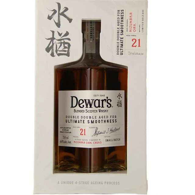 Dewar's Double Double Mizunara Oak Casks 21 Yr Scotch Whisky / 750 ml