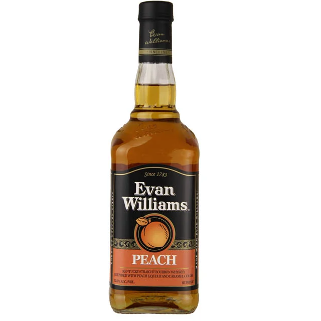 Evan Williams Peach Flavored Kentucky Straight Bourbon Whiskey / 750 ml