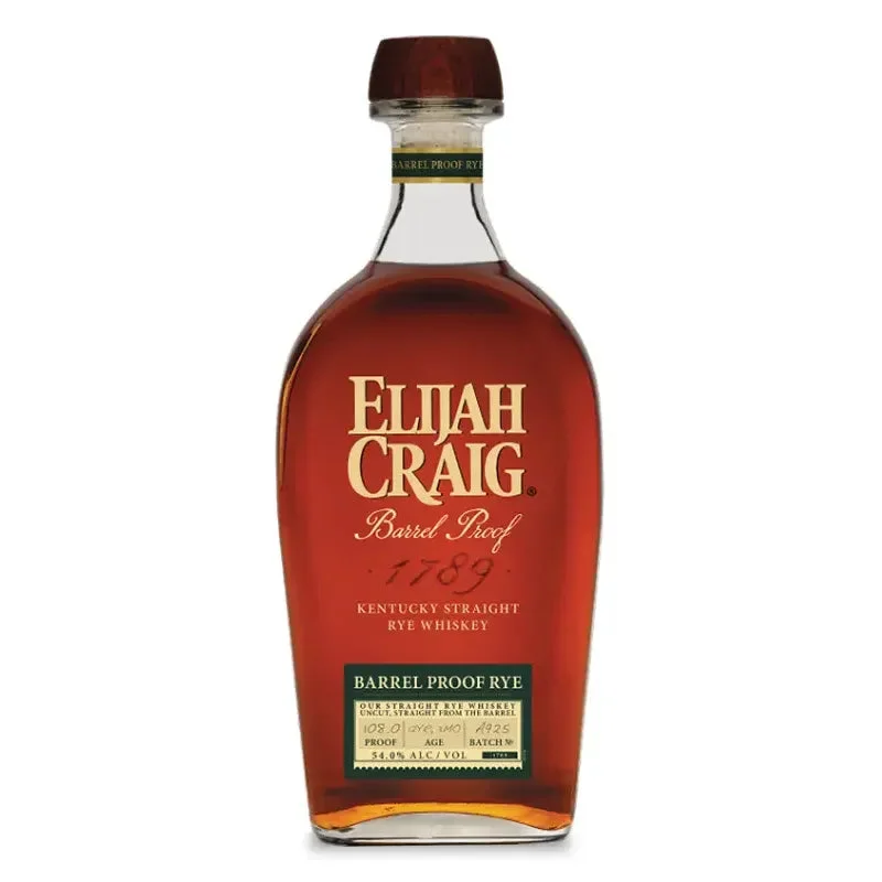 Elijah Craig Barrel Proof Rye Batch A925 750ml