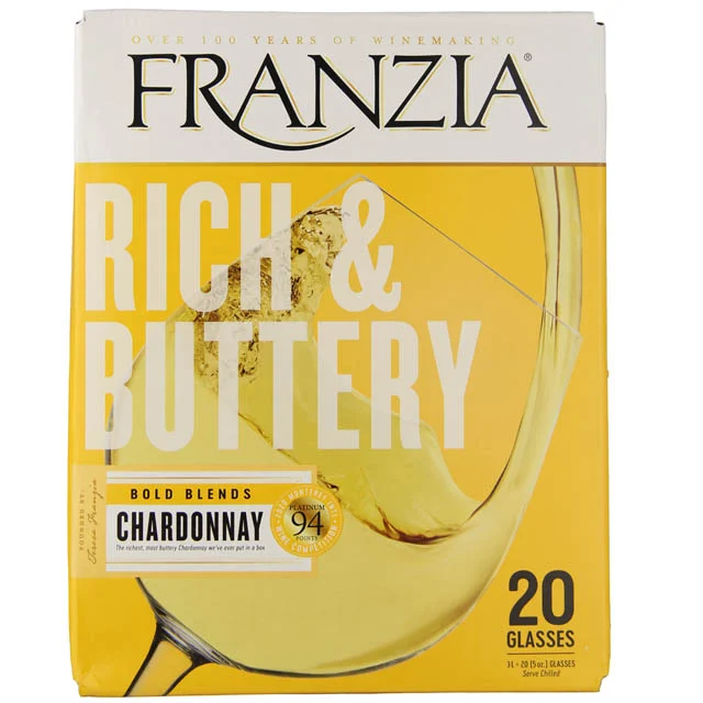 Franzia Rich and Buttery Chardonnay / 3 Ltr