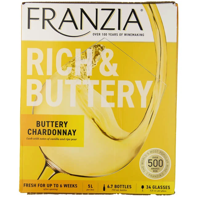 Franzia Rich and Buttery Chardonnay / 5 Ltr