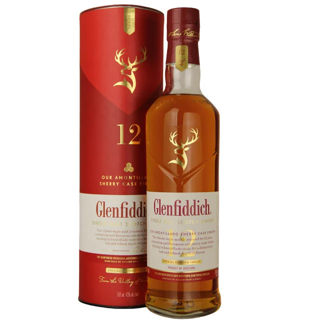 Glenfiddich 12 Yr Sherry Cask Single Malt Scotch Whisky / 750mL