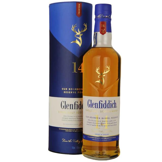 Glenfiddich 14yr Bourbon Barrel Reserve Single Malt Scotch Whisky / 750 ml