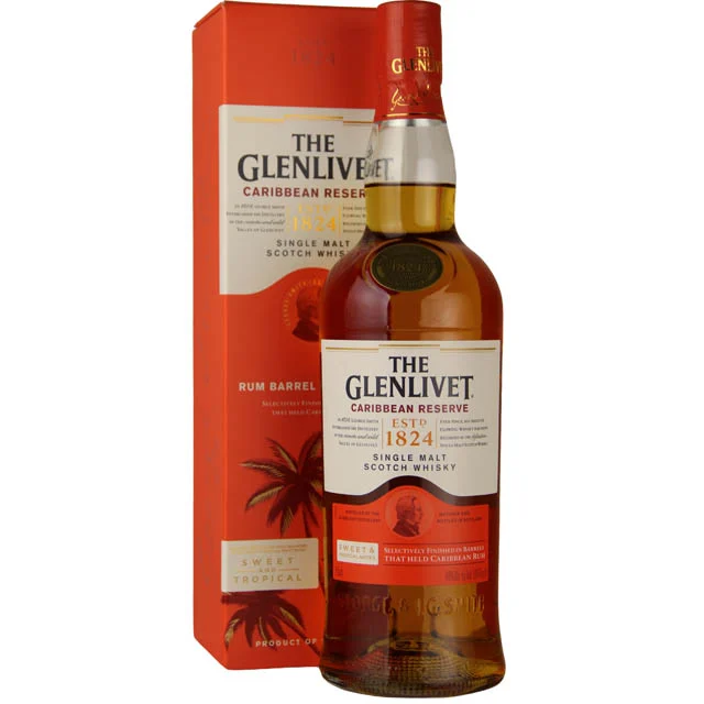 Glenlivet Caribbean Reserve Single Malt Scotch Whisky / 750 ml