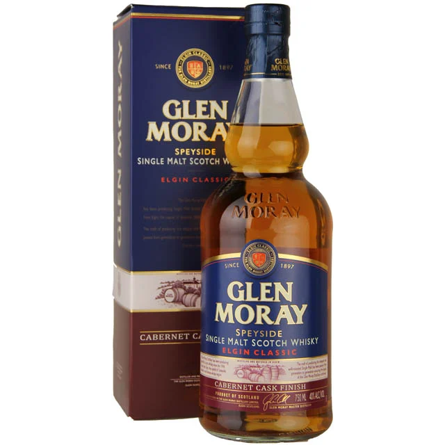 Glen Moray Classic Single Malt Cabernet Cask Finish Scotch Whisky / 750 ml