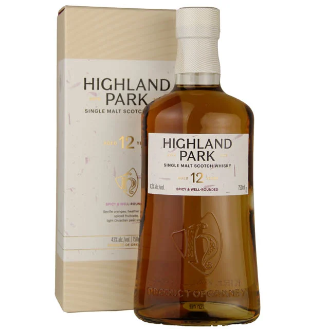 Highland Park 12yr Single Malt Scotch Whisky / 750 ml