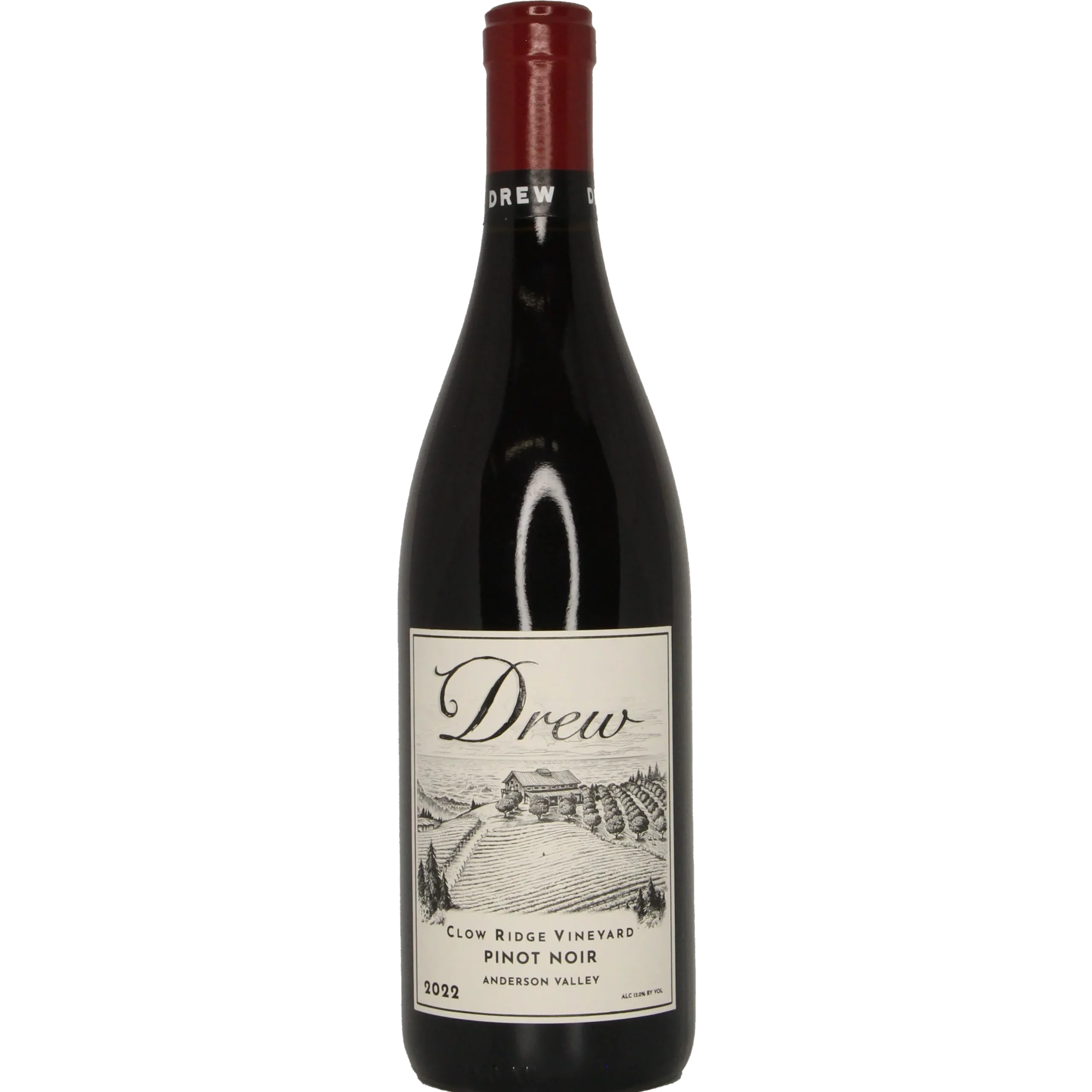 2022 Drew Pinot Noir Clow Ridge Mendocino Ridge 750mL
