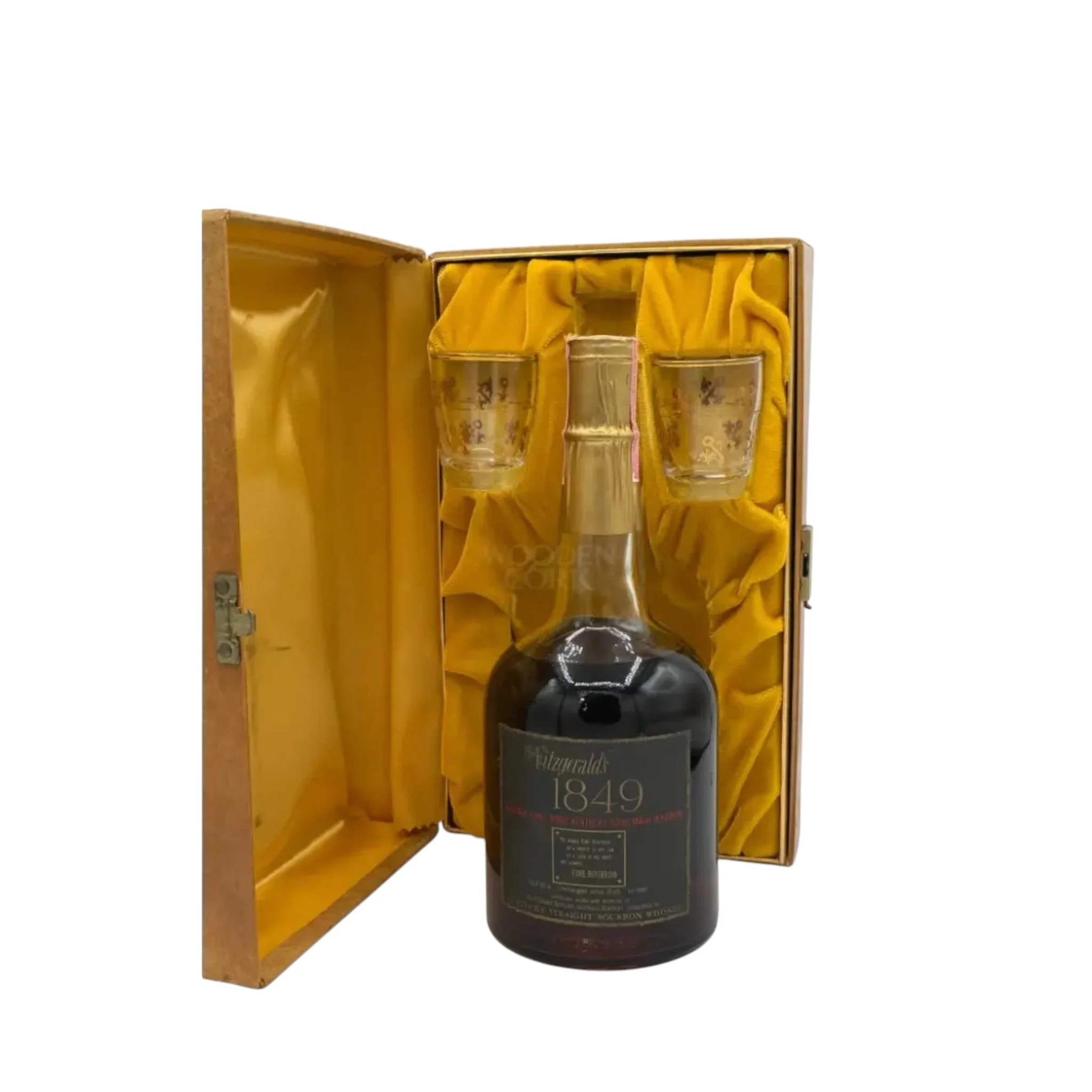 Old Fitzgerald 1849 10 Year Old Bourbon 750ml Stitzel-Weller Velvet Gift Set with Glasses