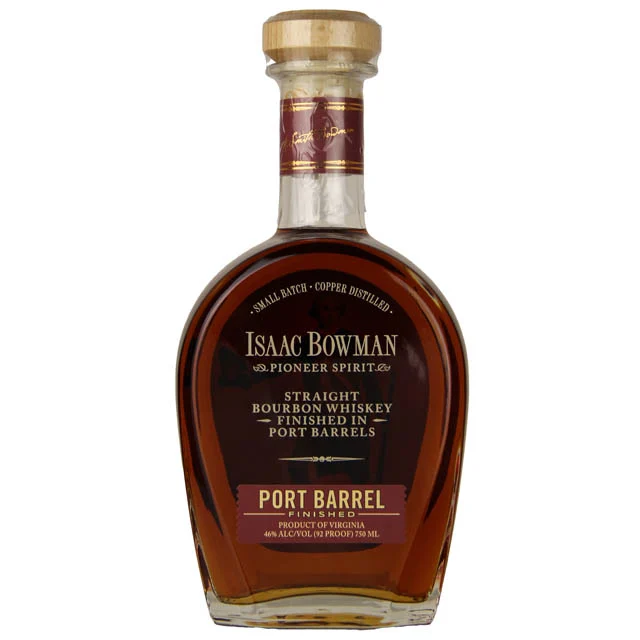 Isaac Bowman Port Barrel Finished Straight Bourbon Whiskey / 750mL
