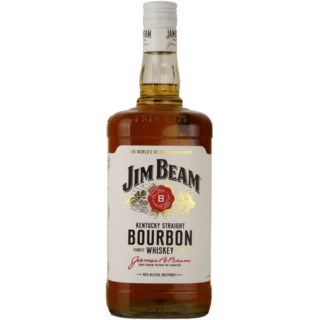 Jim Beam Kentucky Straight Bourbon Whiskey / 1.75 Ltr