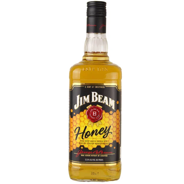 Jim Beam Honey Flavored Kentucky Straight Bourbon Whiskey / Ltr