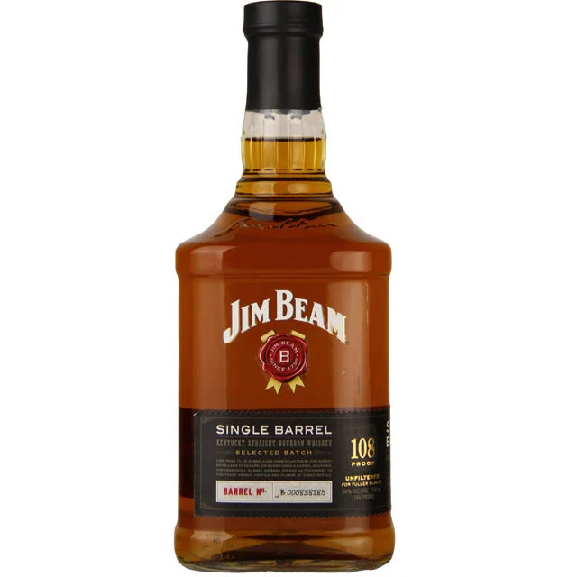 Jim Beam Single Barrel Selected Batch 108proof Kentucky Straight Bourbon Whiskey / 750mL