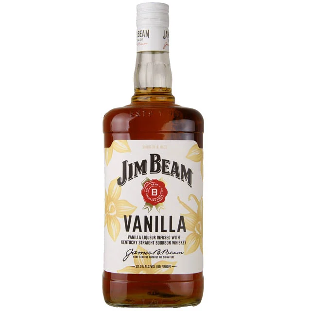 Jim Beam Vanilla Flavored Kentucky Straight Bourbon Whiskey / 1.75L