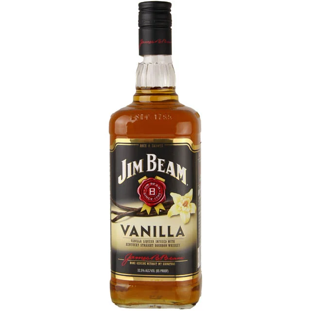 Jim Beam Vanilla Flavored Kentucky Straight Bourbon Whiskey / Ltr