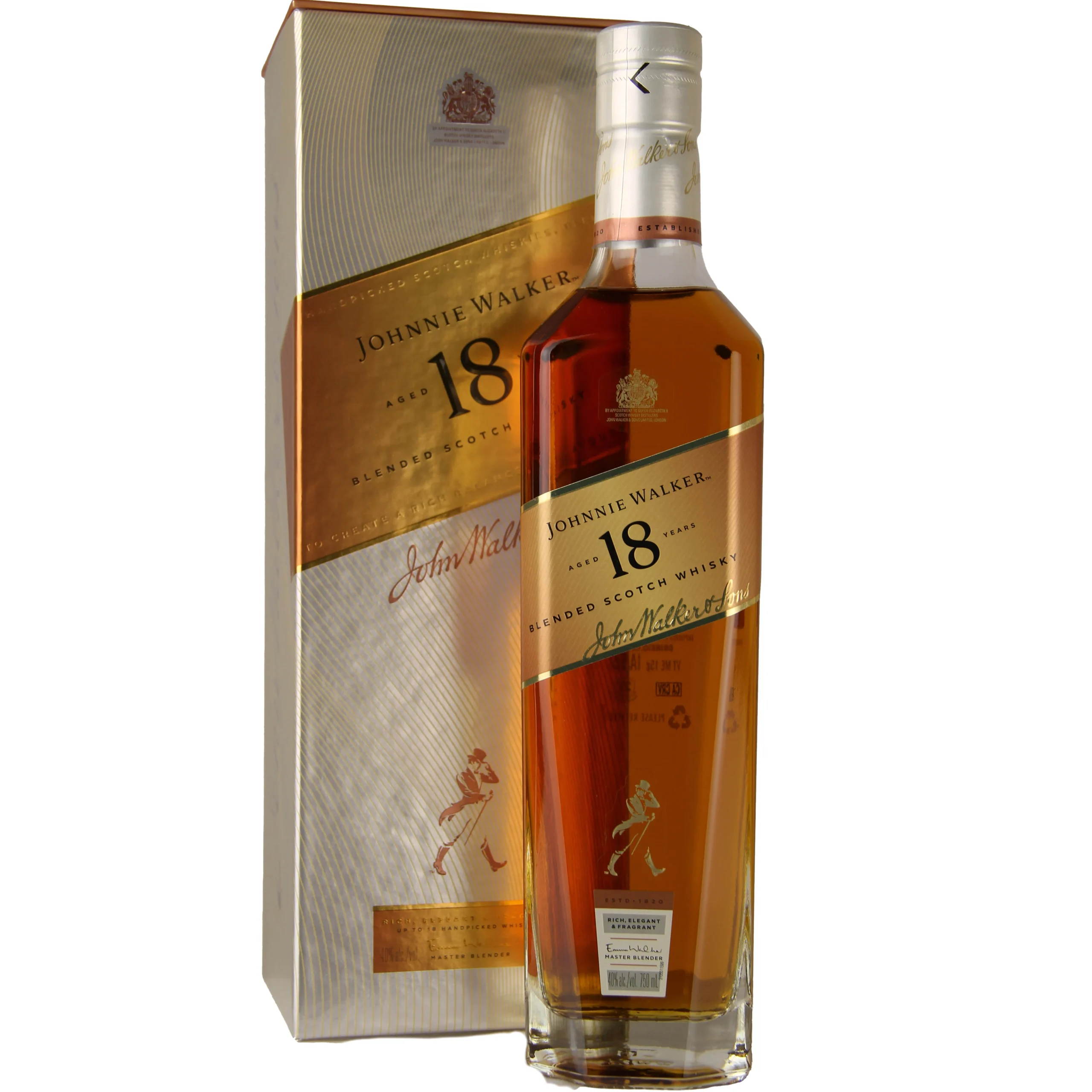 Johnnie Walker 18 Yr Blended Scotch Whisky / 750mL